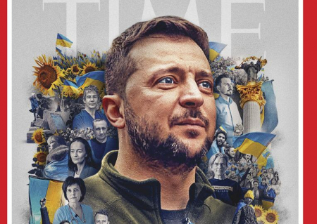 Журнал Time назвав Людиною року Зеленського та «дух України»