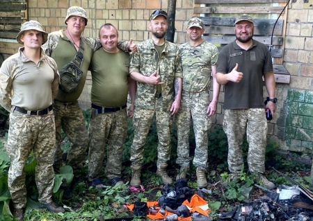 Днями на Чернігівщині за одну ніч знищили 6 «шахедів». ФОТОфакт