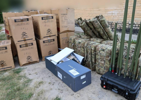 Військовим передали чергову партію обладнання: дрони, системи РЕБ, генератори та старлінки