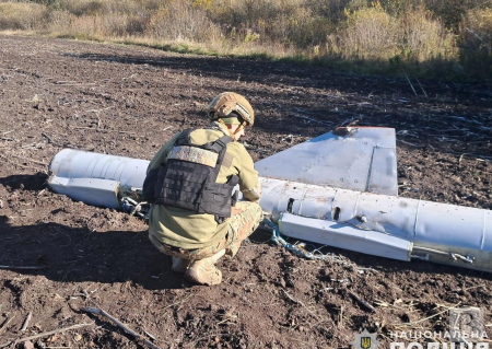 На Чернігівщині знешкодили бойову частину крилатої ракети, яка не здетонувала. ФОТО