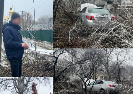 У Чернігові нетверезий водій в’їхав в металевий паркан