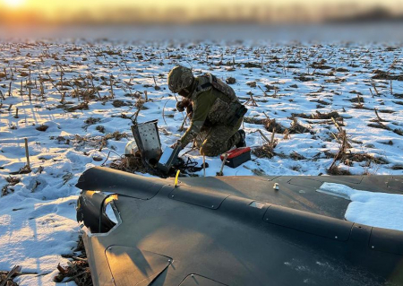 На Чернігівщині вибухотехніки знешкодили бойову частину збитого БпЛА